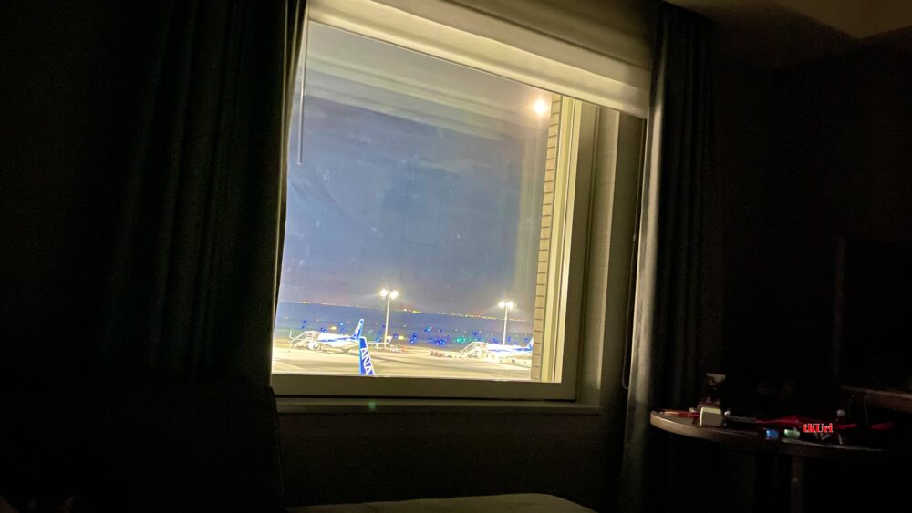 羽田エクセルホテル東急旅客機夜景が見えるホテル